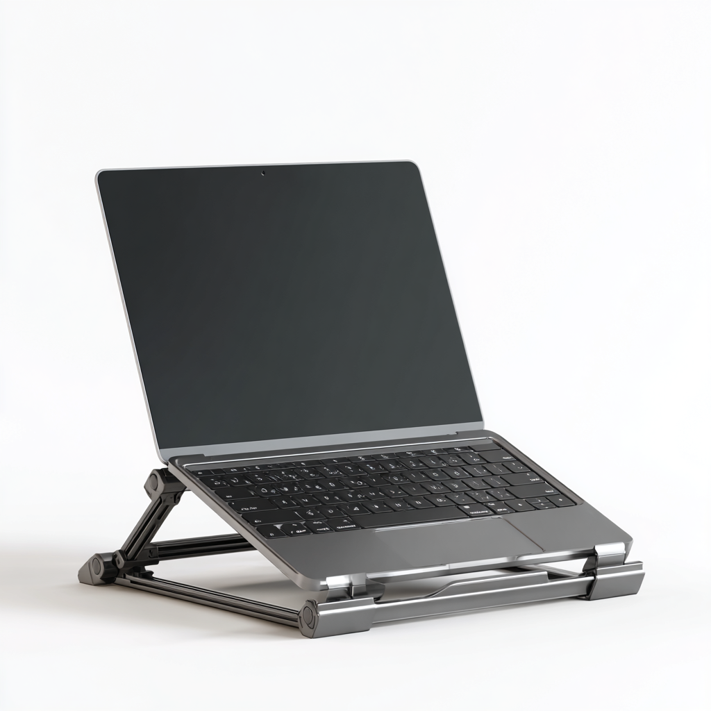 Falvoro Aluminum Laptop Stand - Space Grey